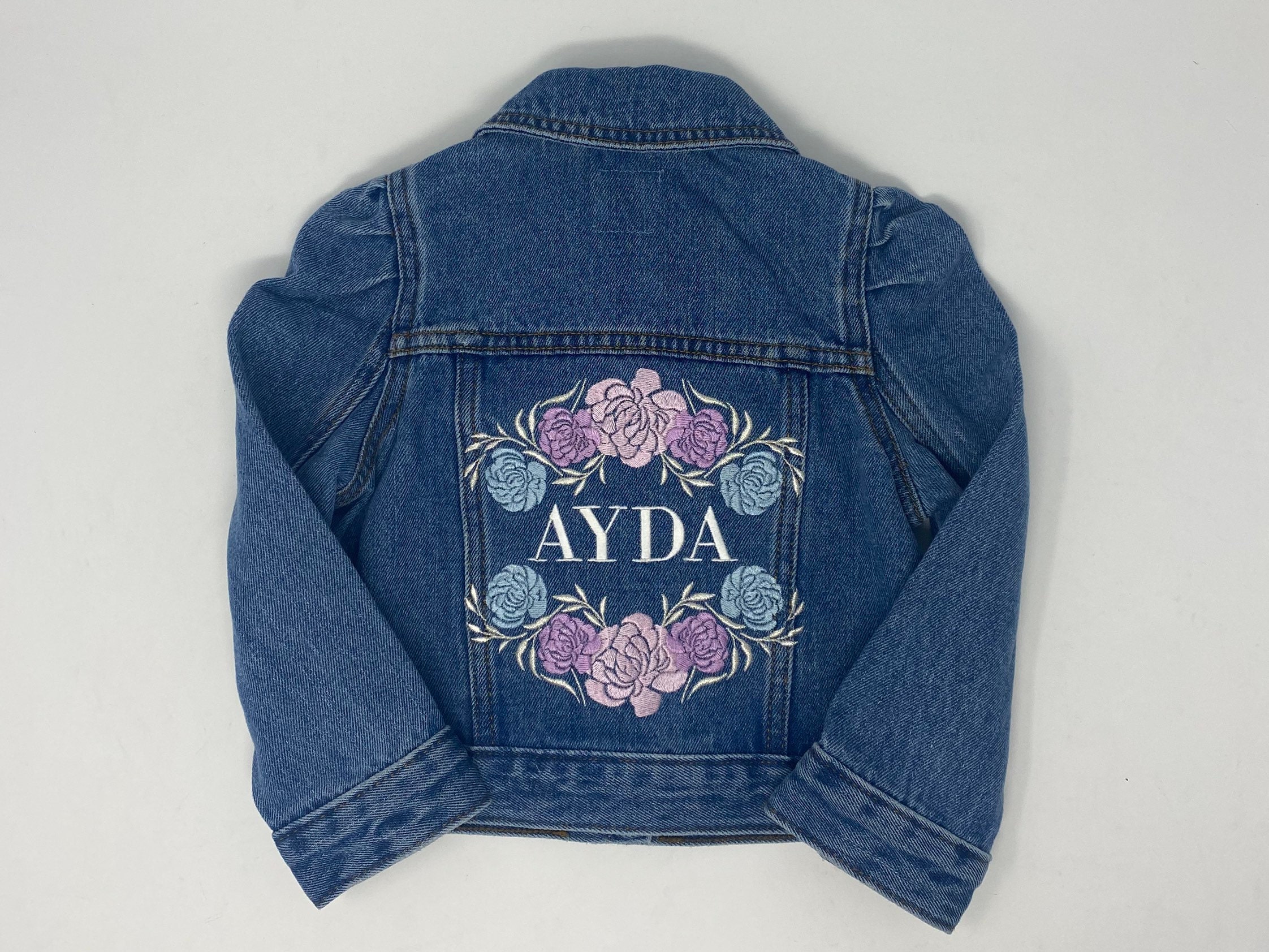 pastel denim jacket