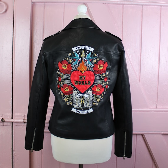 Set leren jasje hotsell