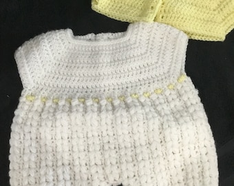 Crochet baby Romper