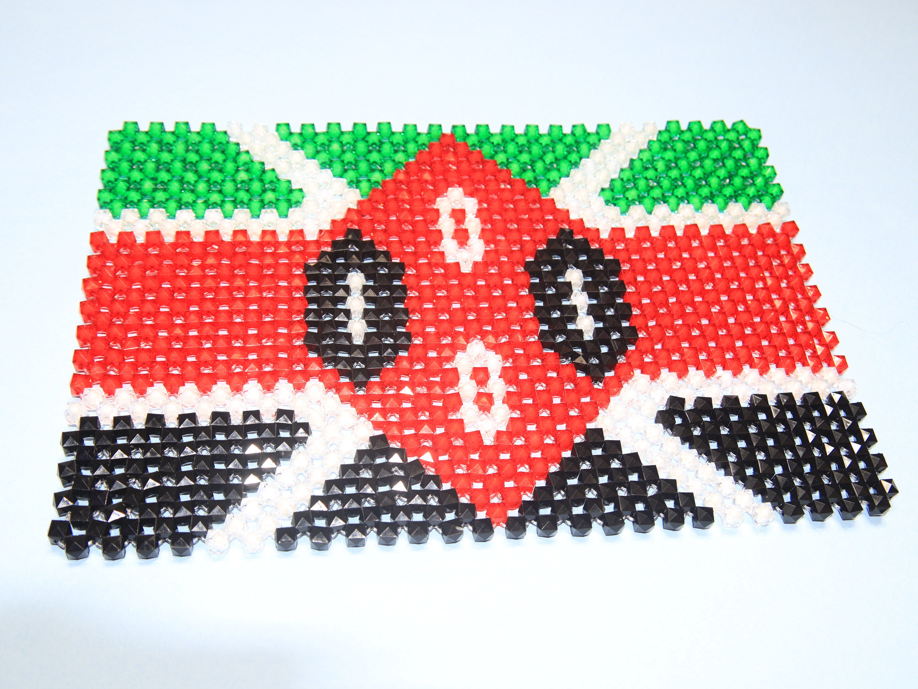 Kenya Flag Beaded Dining Table Mat African Beaded Dining - Etsy