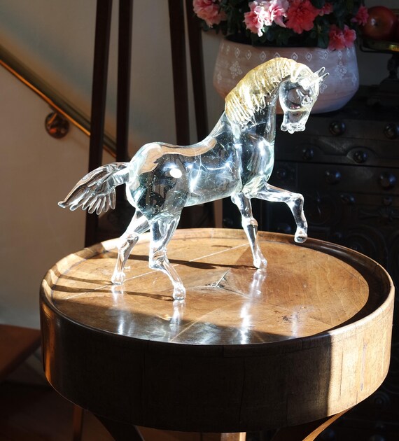 希少 ヴェネツィア ムラーノ島 ガラス細工 馬 Murano Glass ムラーノ