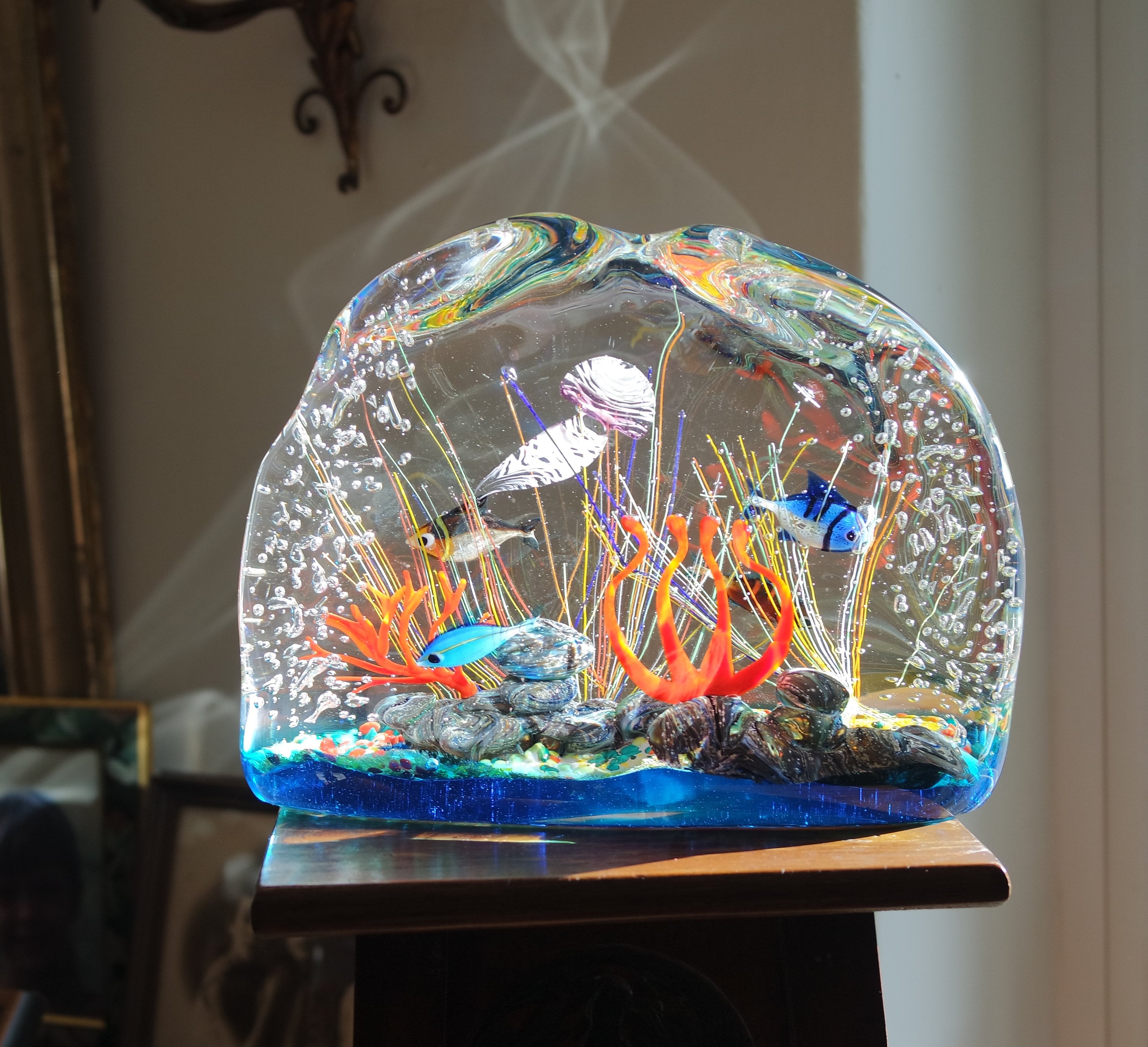 Artistic Murano Glass Aquarium - Etsy Israel