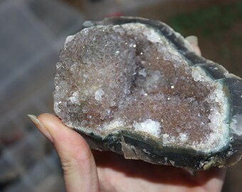 Light Amethyst Smokey Quartz Crystal