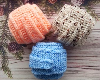 Acrylic Knitted Mini Scarf: Sophie Skinny Neckerchief