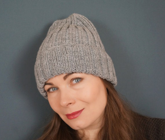 High Top Beanie Hat Unisex Slouchy 