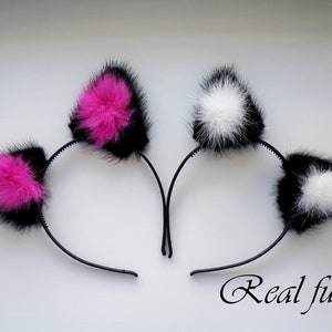 cosplayoren, kattenoren, kittenoren realistisch, kittenoren, cosplayaccessoires, kittenorenkostuum, dierencosplay, oren van nertsbont