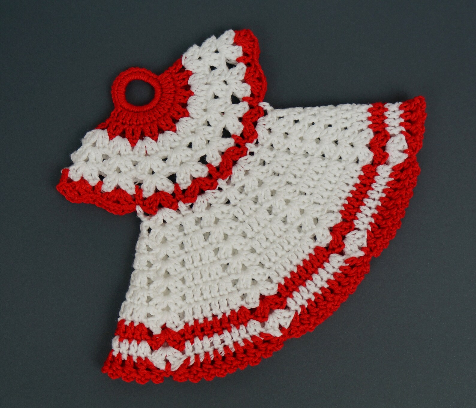 Crochet Pot Holders Dress Potholders Crocheted Potholders Etsy