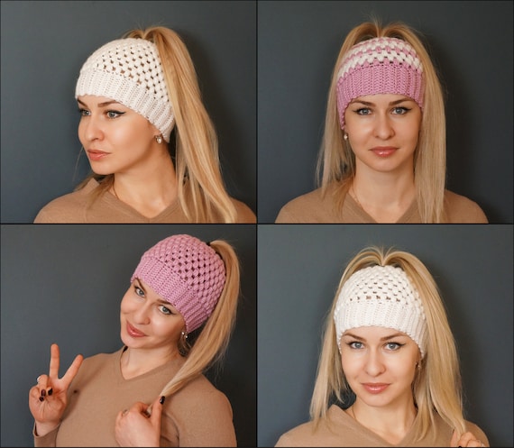 Bonnet De Fête, Bonnet Au Crochet, Fait à La Main, Bijoux De Cheveux Frontaux, Bordeaux, S/L