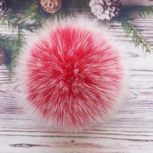 Pompon di pelliccia vera, Pompon di pelliccia, Pompon soffice, Pompon di volpe, Pompon di pelliccia di volpe, Pompon di pelliccia per cappello, Pompon pelosi, Pompon di pelliccia, Palla soffice