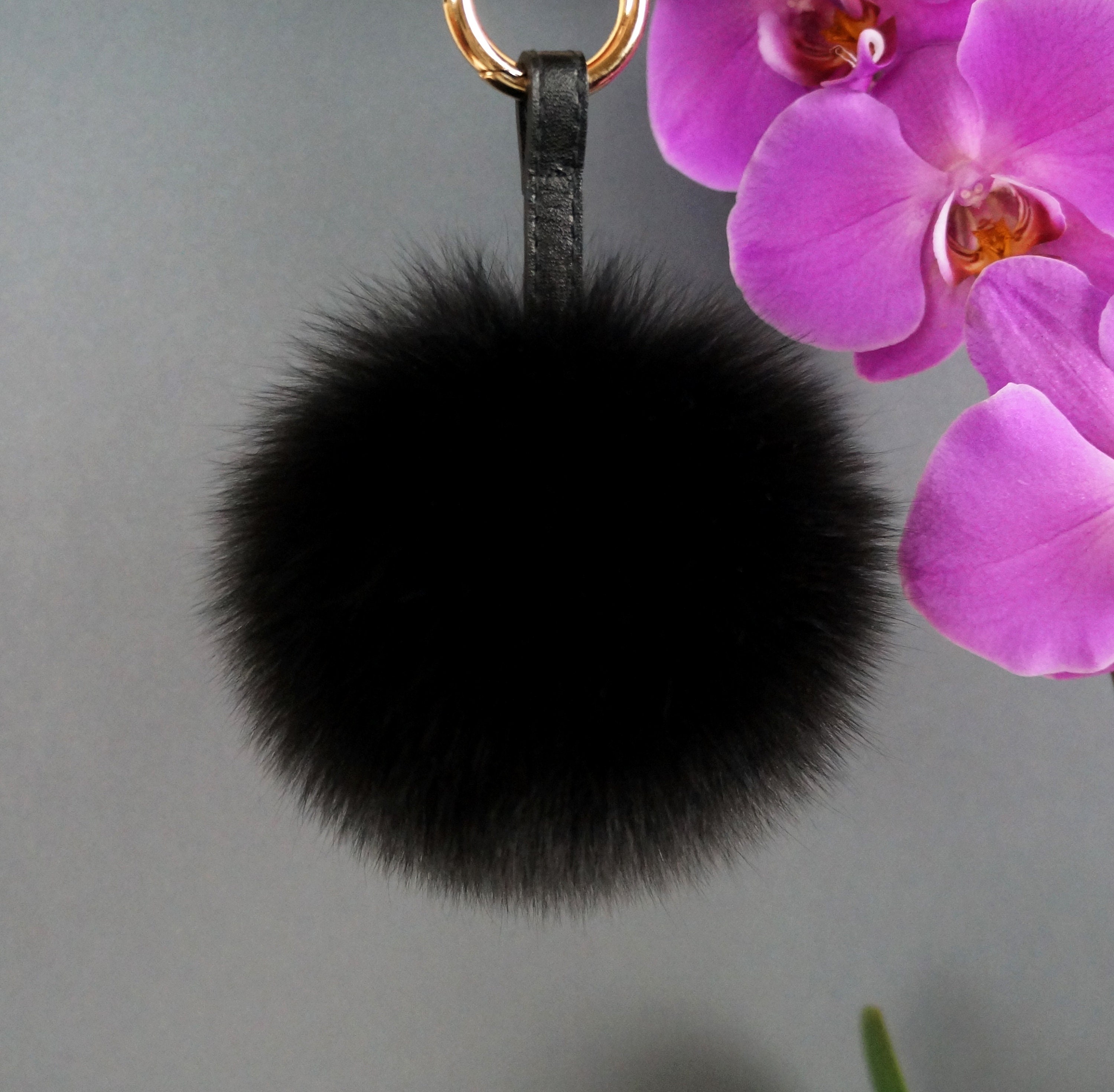 NataliStudioUA Fur Keychain