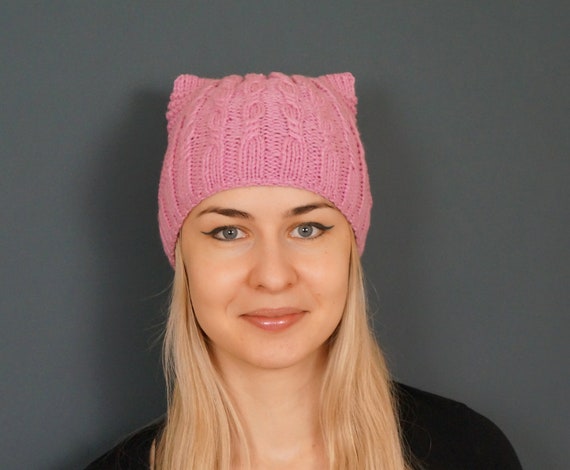 Cappello per orecchie di gatto cappello in maglia berretto | Etsy Italia