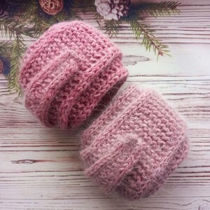 knitted mini scarf, knitted neck scarf, Sophie scarf, skinny neckerchief, warm neck scarf, small knitted scarf, gift for her
