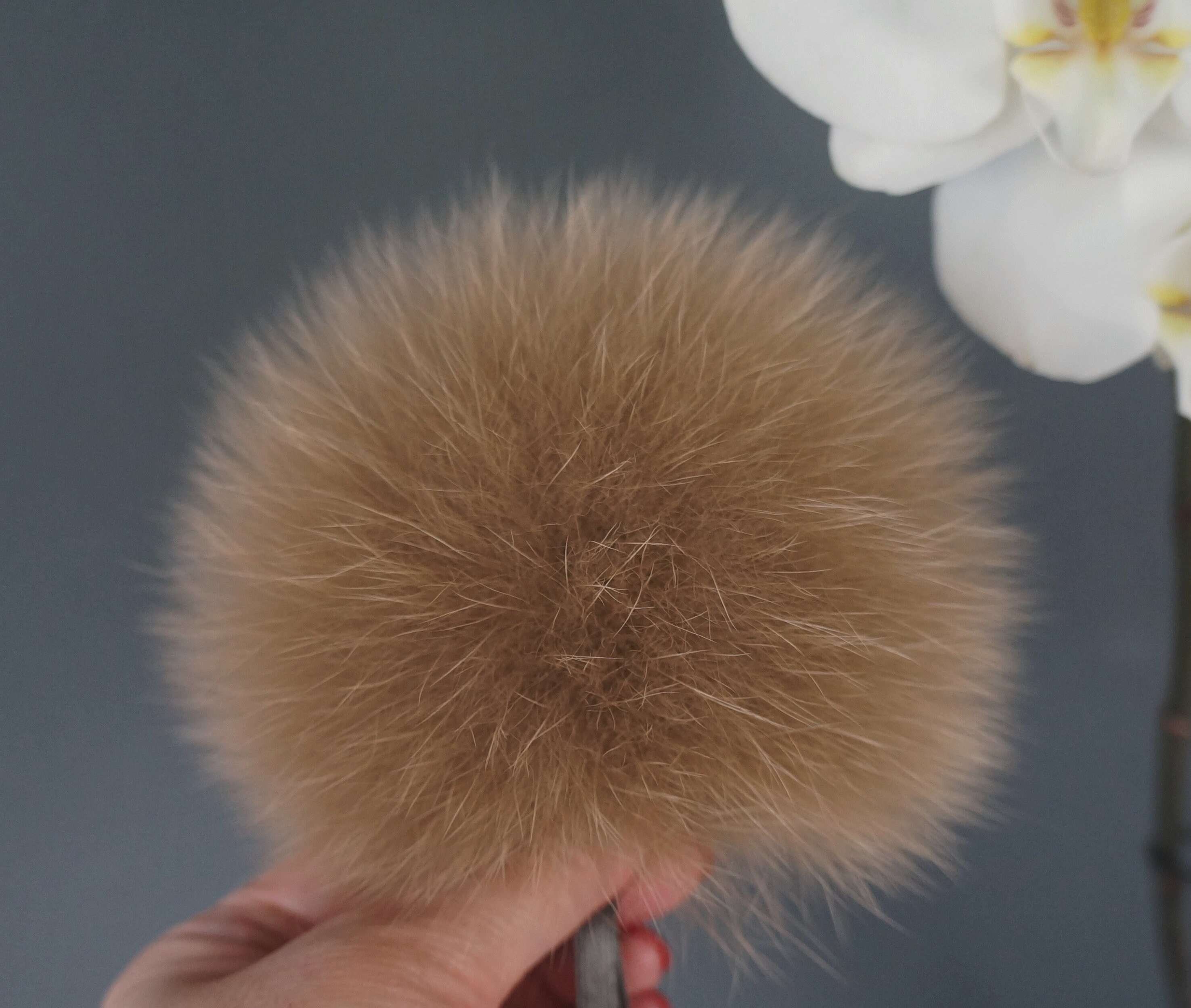 35mm Brown Pom Poms For Crafts Decoration Sewing Card Making Hobby 