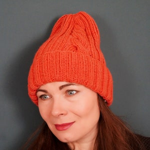 High Top Beanie Hat Unisex Slouchy 