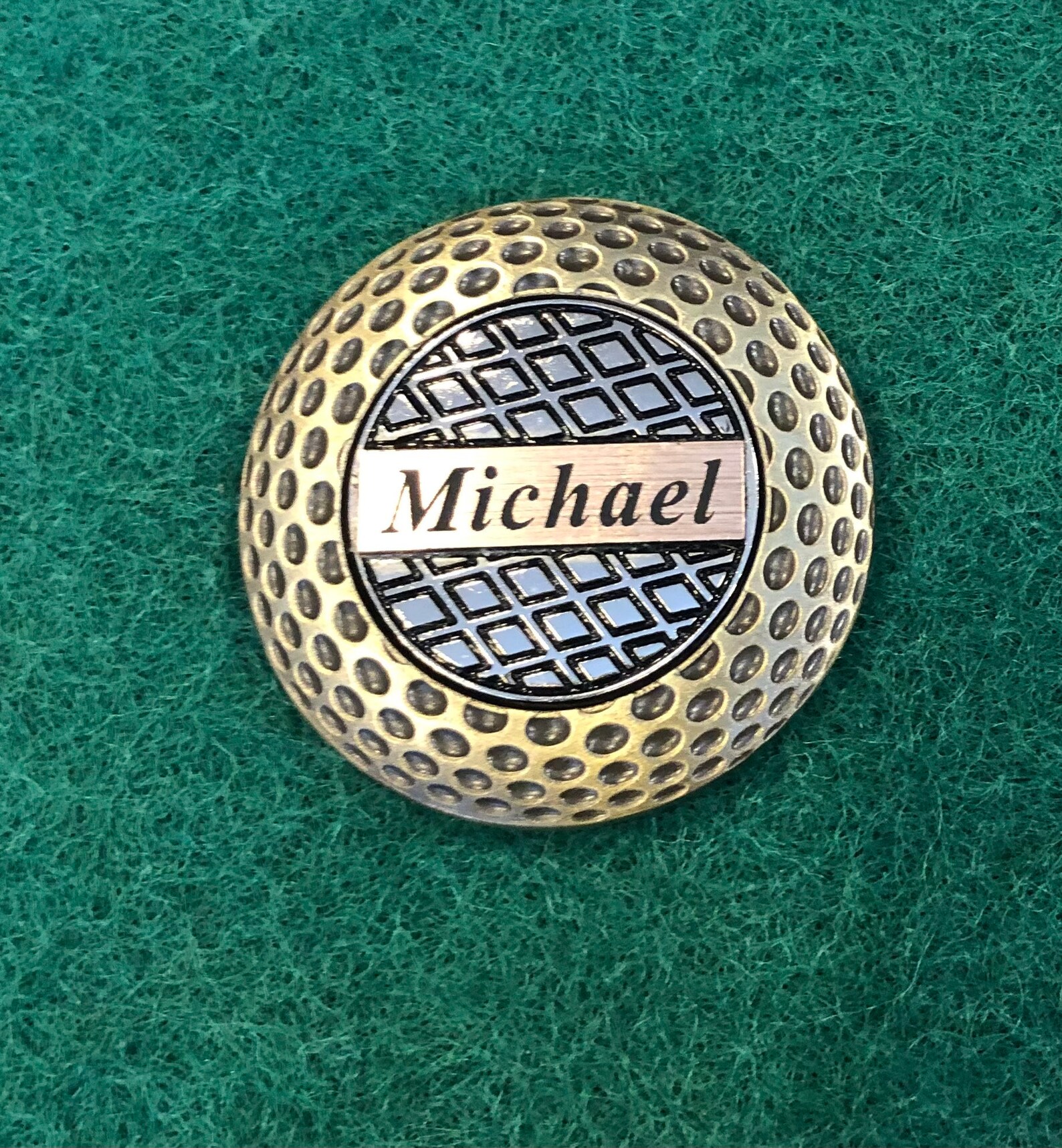 Golf Ball Marker Poker Chip Holder with personalized Etsy