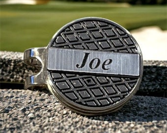 Personalized Golf Ball Marker with Magnetic Hat Clip