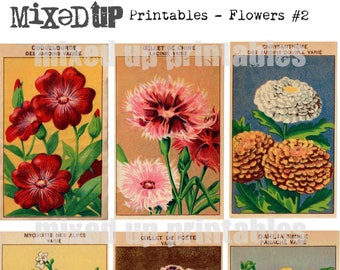 Mixed Up Printables - Flower Seed Packets Ephemera #2