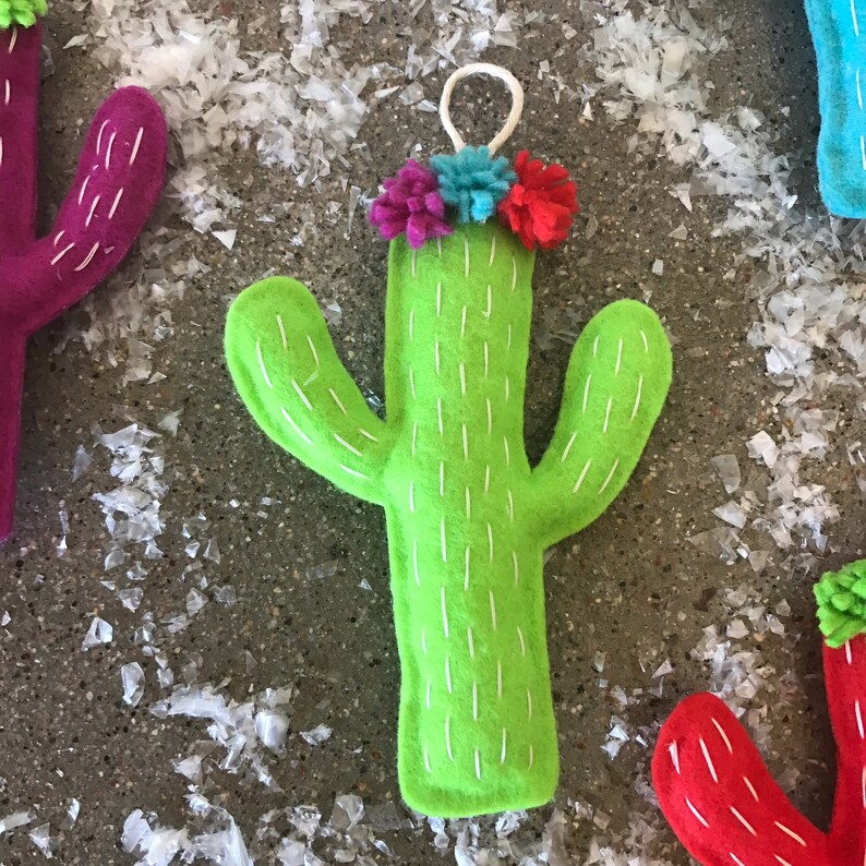 Felt Saguaro Cactus Ornament Christmas ornament cactus | Etsy