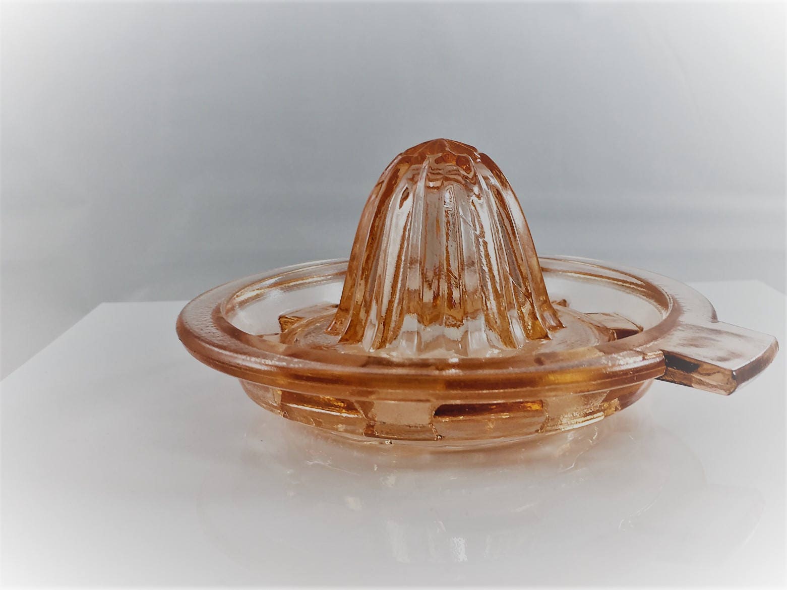 Vintage Pink Depression Glass Juicer Citrus Juicer/Reamer