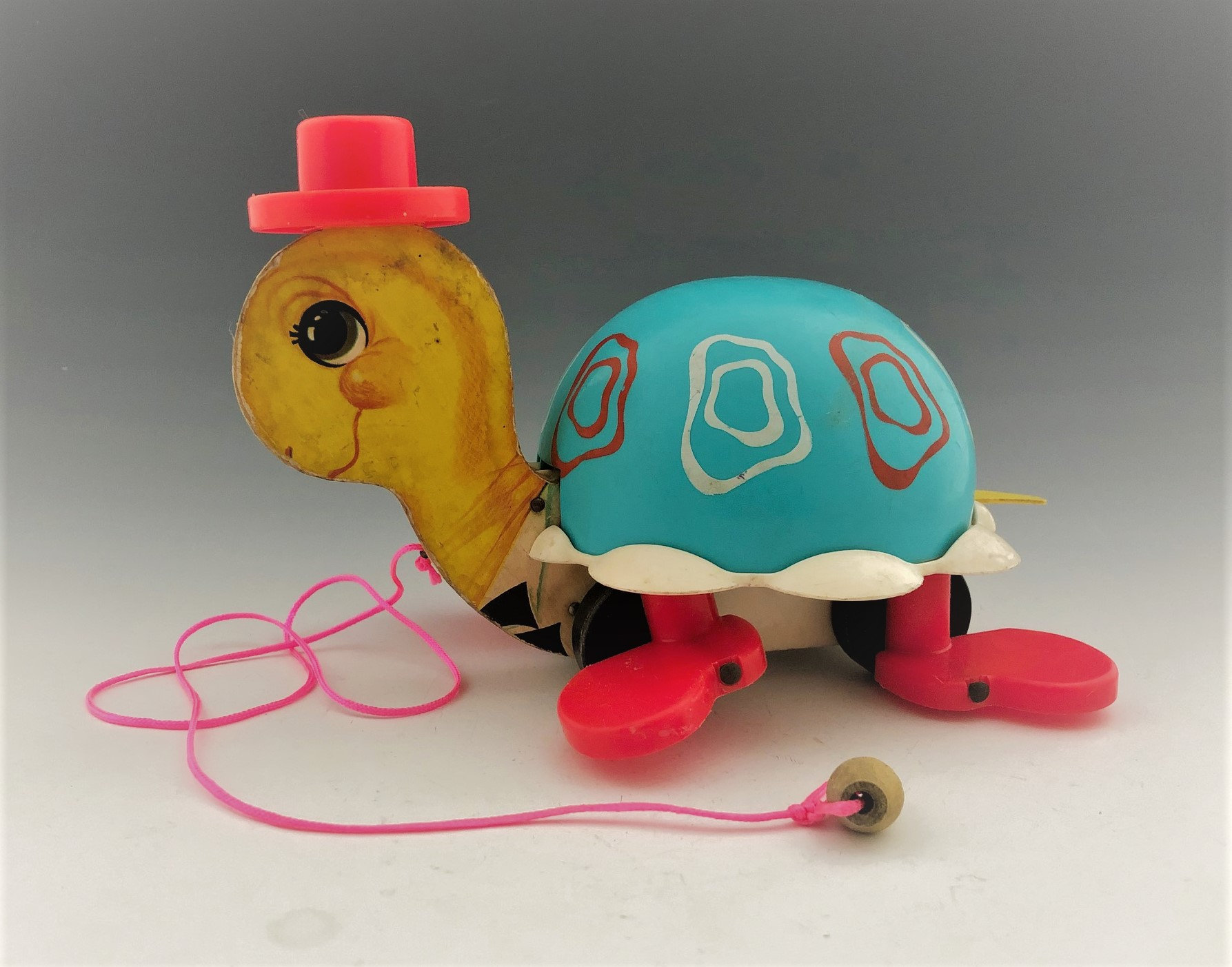 vintage fisher price turtle pull toy
