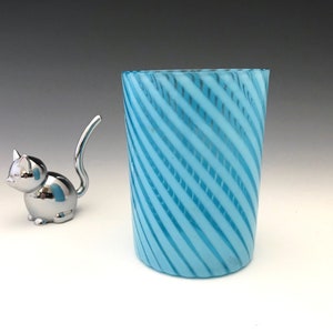 EAPG Tumbler - Hobbs Glass Company No. 325 - aka Opal Swirl - Early American Pattern Glass c. 1888