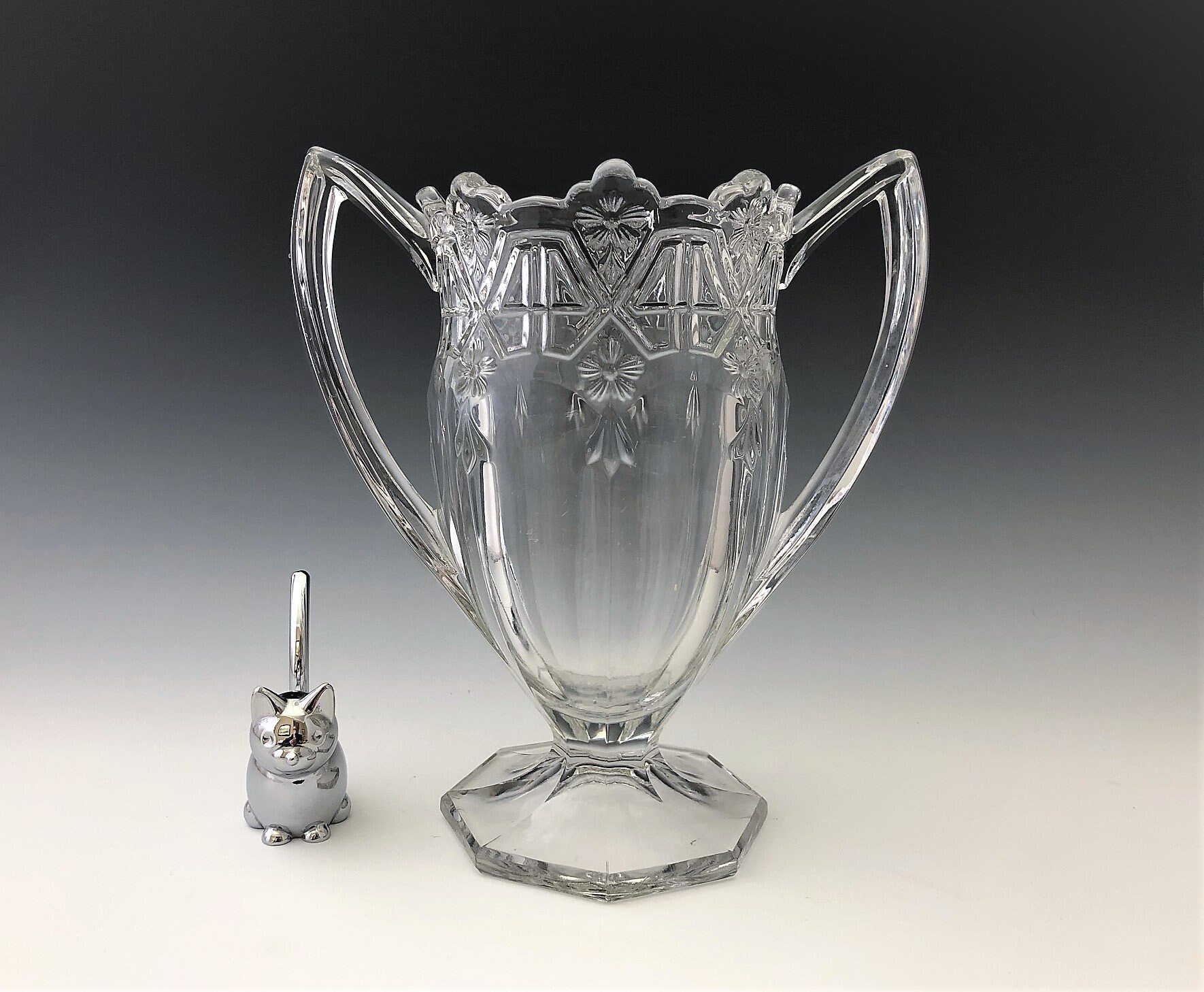 EAPG Celery Vase U.S. Glass No. 15140 Athenia (OMN) Hard to Find