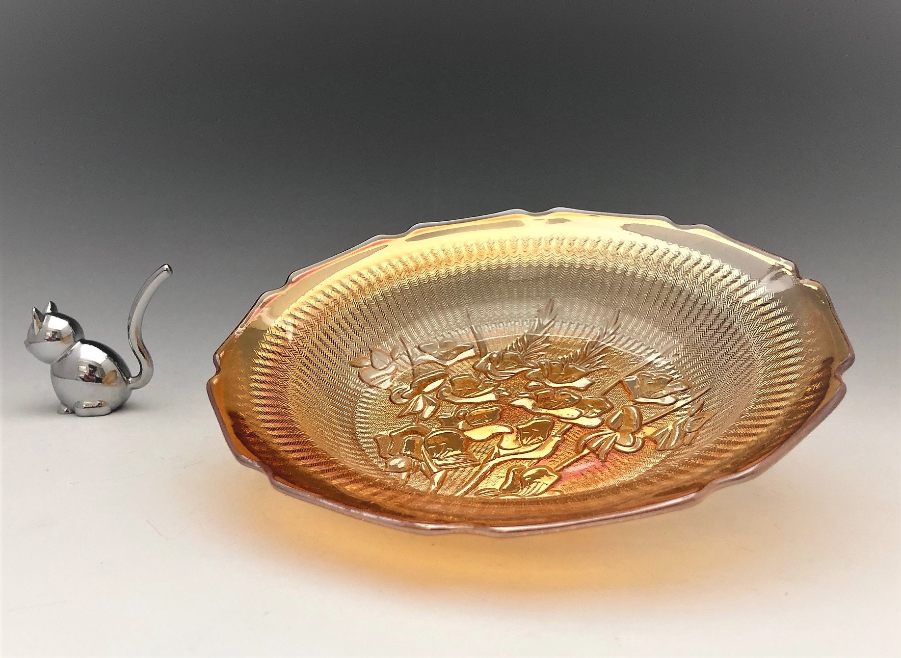 Iris Iridescent Soup Bowls Hard to Find Bowls