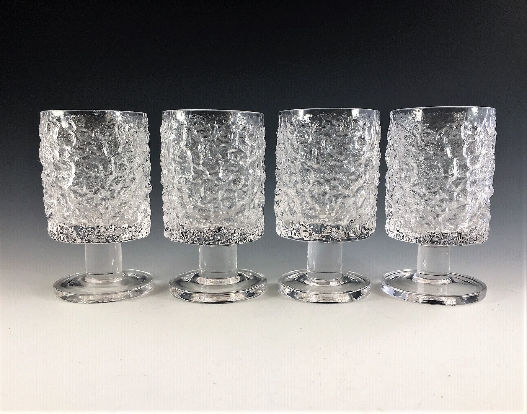 Whitefriars Glacier - Set of 4 Scandinavian Drinking Glasses - Sherry