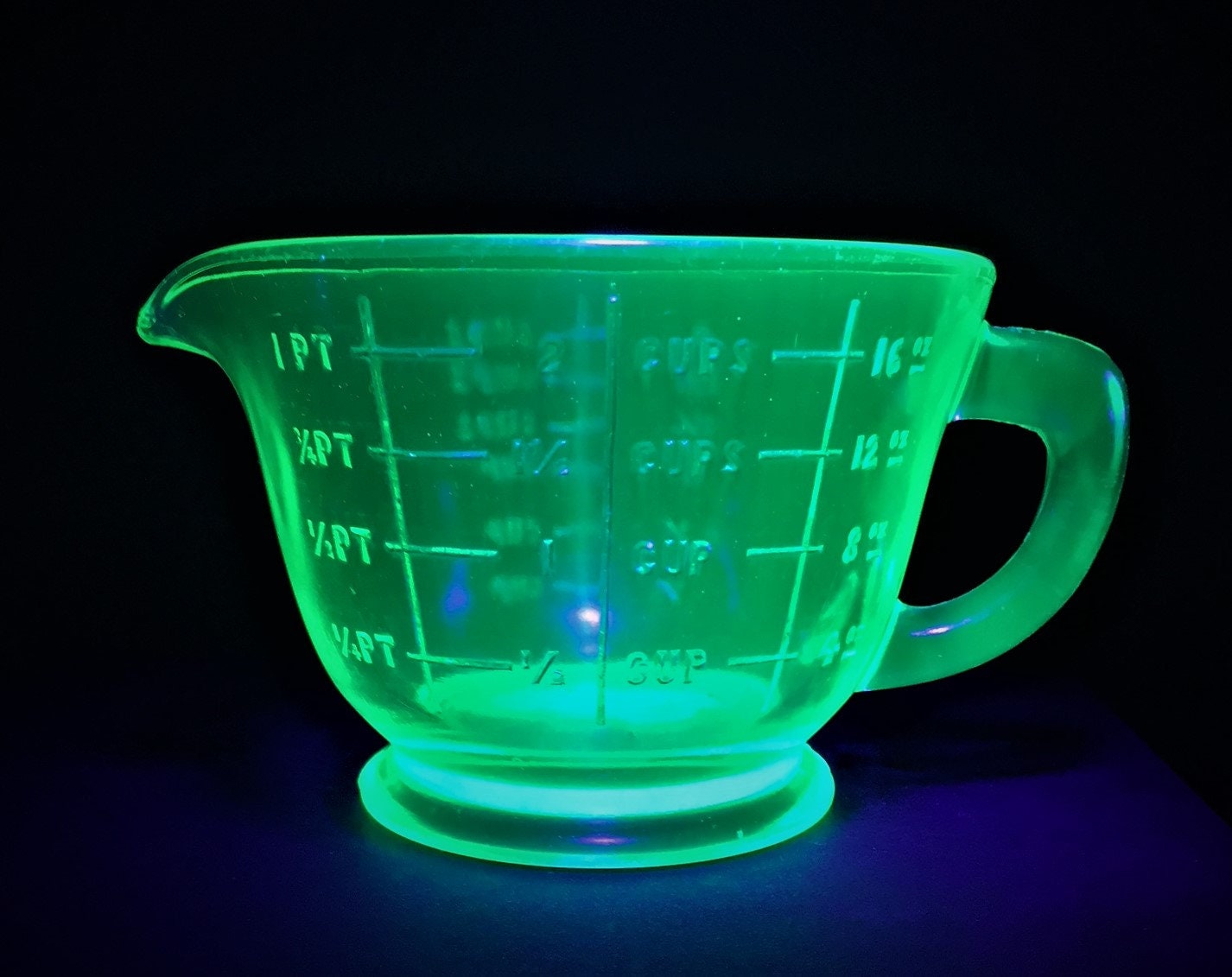 uranium glass cup