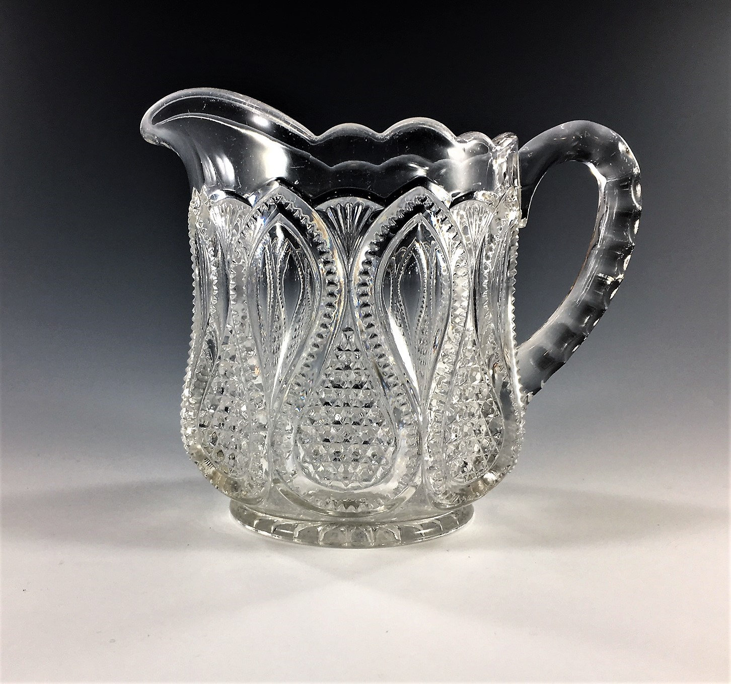 Beautiful EAPG Creamer U.S. Glass Company No. 15070 New Jersey (OMN