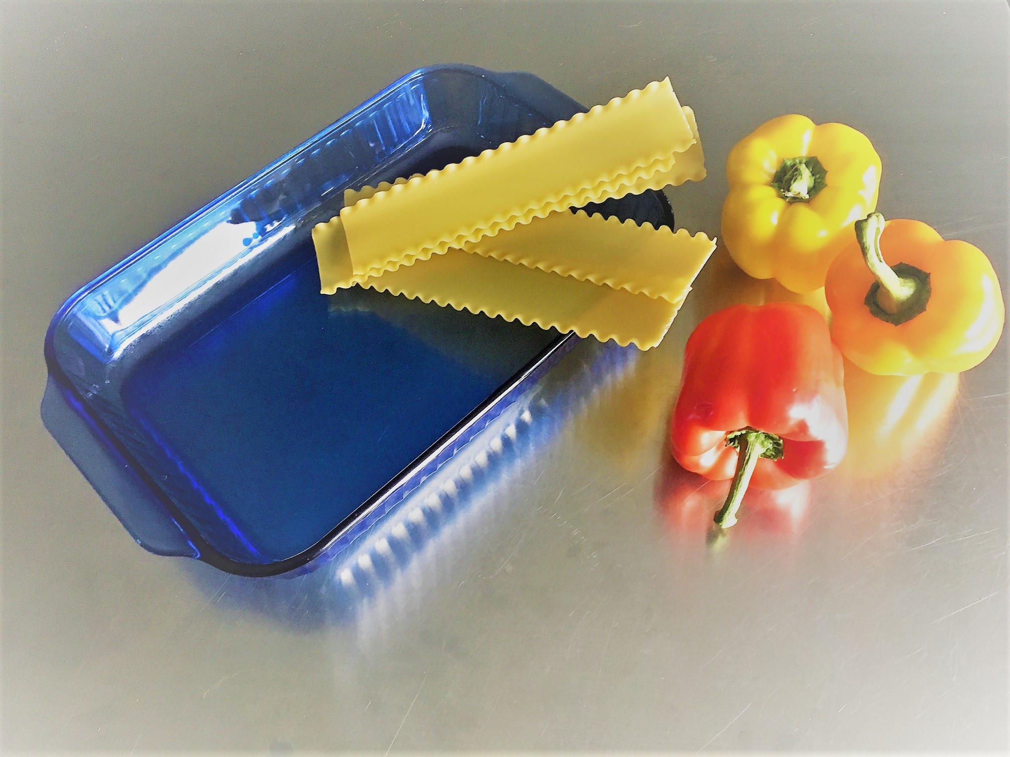 Vintag Pyrex Cobalt Bue Lasagna/Baking Dish 13x9 Square 3 Quart