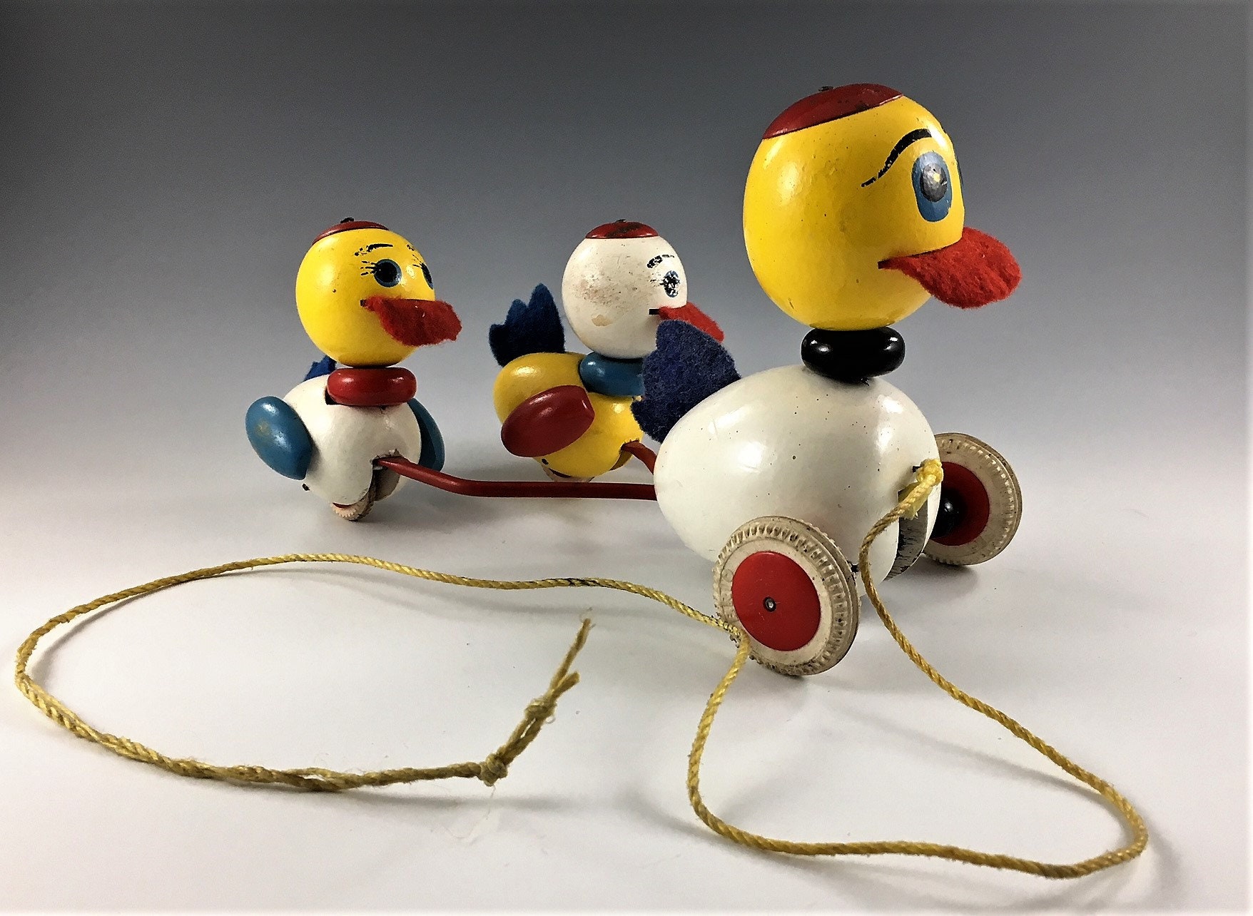 brio duck pull toy