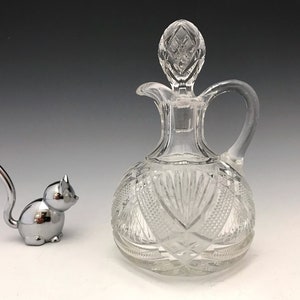 EAPG Cruet - George Duncan&#39;s Sons & Co. - No. 28 Pattern - AKA Arizona or Teepee - circa 1896
