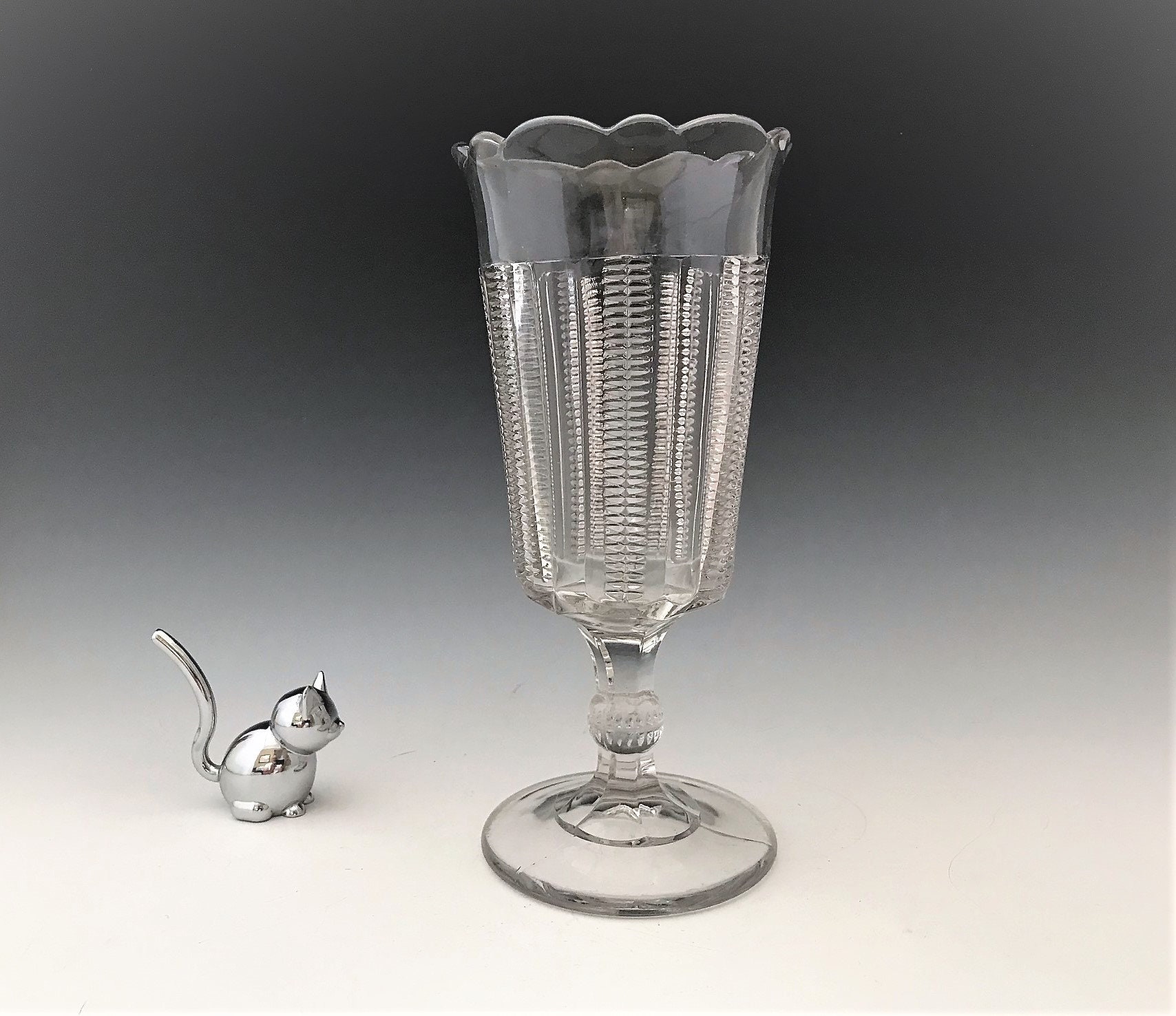 EAPG Celery Vase Richards and Hartley Glass Cobb (OMN) Pattern