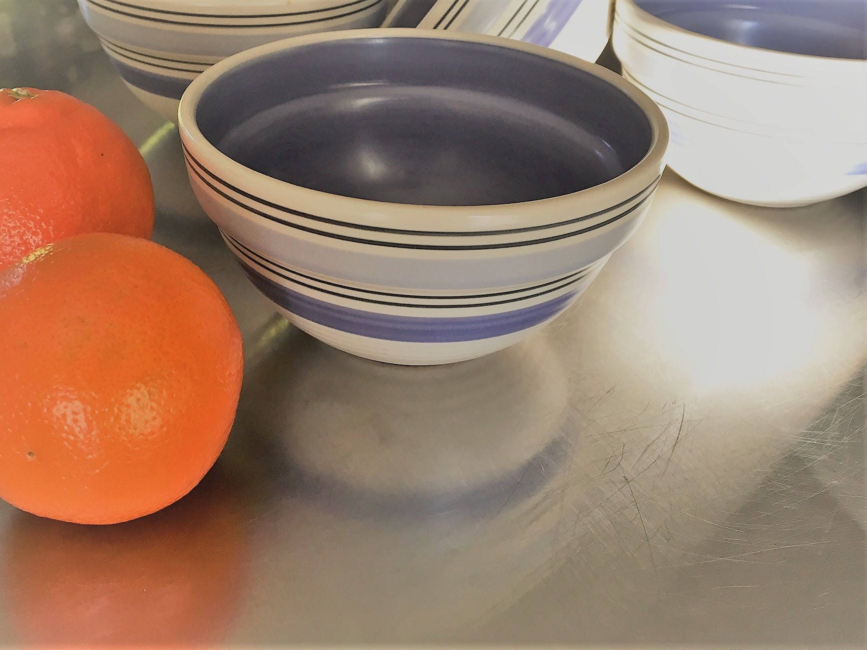 Set of Four Vintage Pfaltzgraff Bowls Rio Pattern Soup/Cereal Bowl
