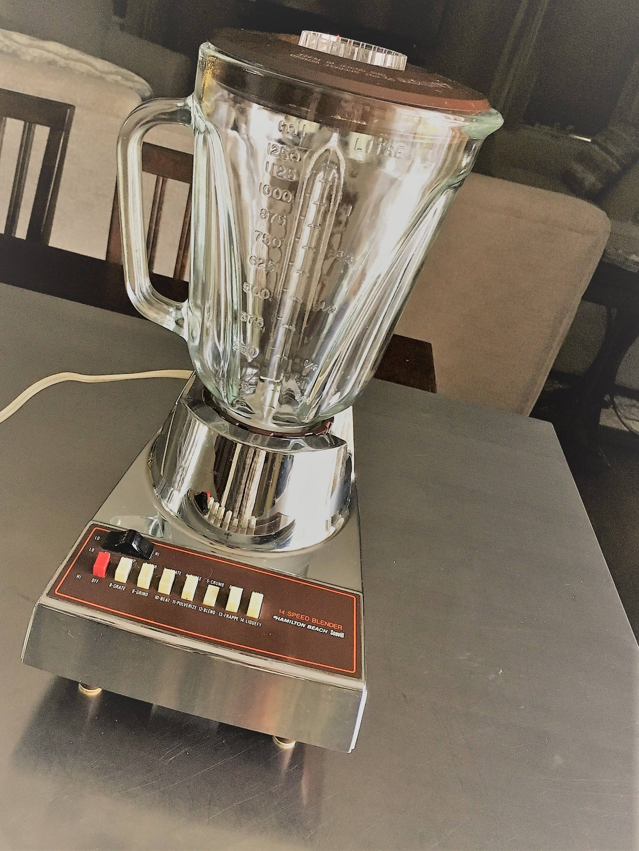 Vintage Hamilton Beach Scovill 14 Speed Blender Retro and Hip