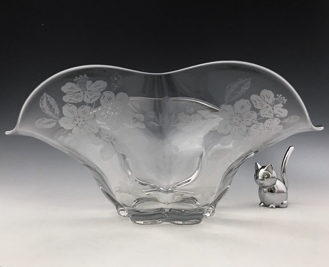 Duncan & Miller No. 115 Canterbury Pattern Oval Bowl With 5331 Language