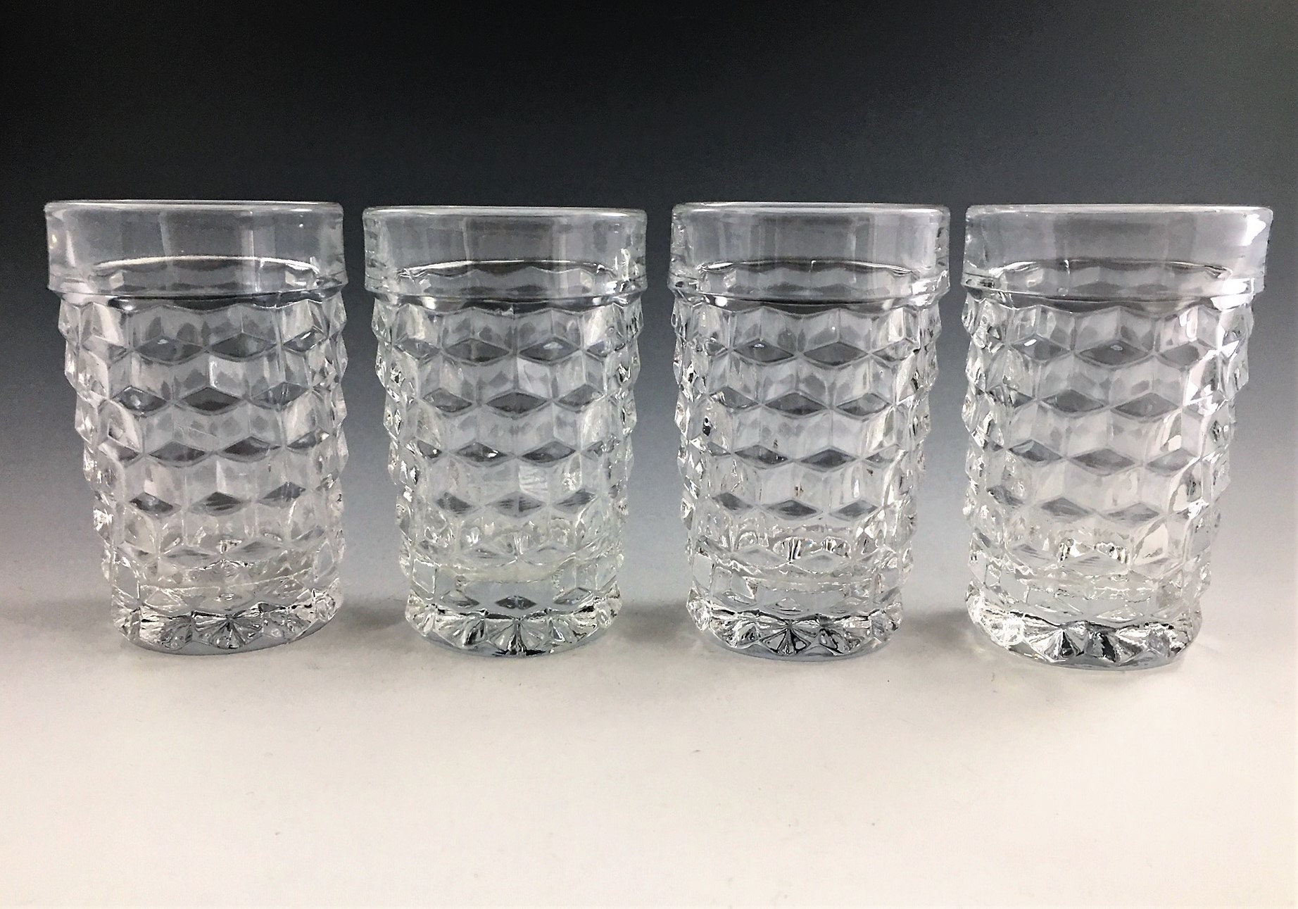 Fostoria American (2056) Set of 7 Flat Juice Glasses