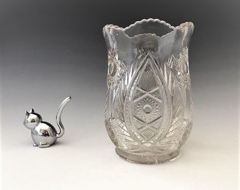 EAPG Celery Vase - Westmoreland Specialty Glass - No. 228 Atlanta Pattern - Early American Pattern Glass - c. 1908