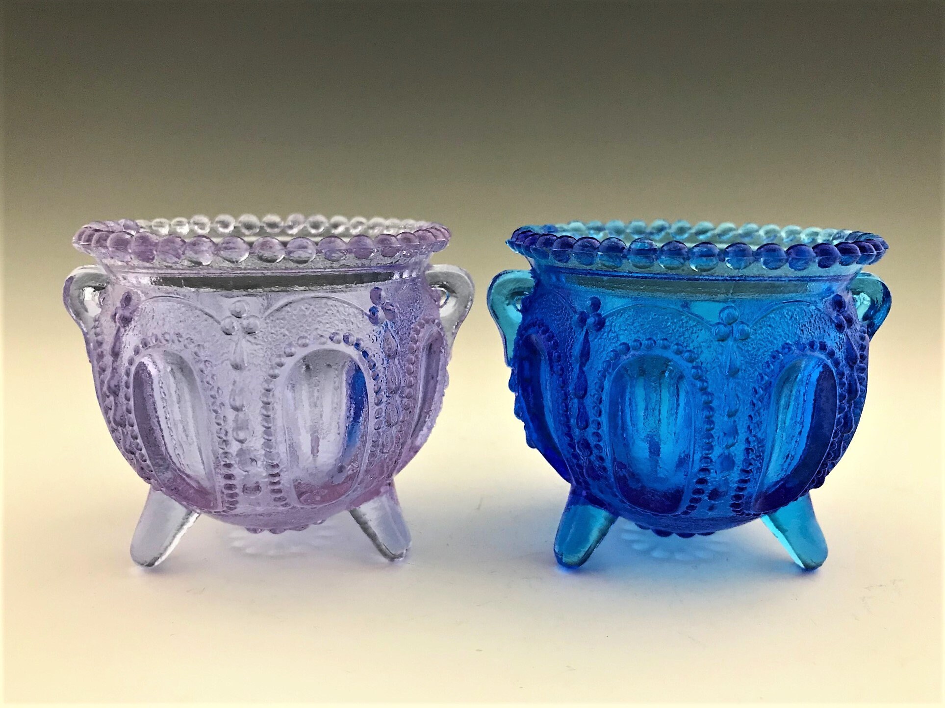 Set of 5 Degenhart Toothpick Holders Vintage Gypsy Pot or Cauldron