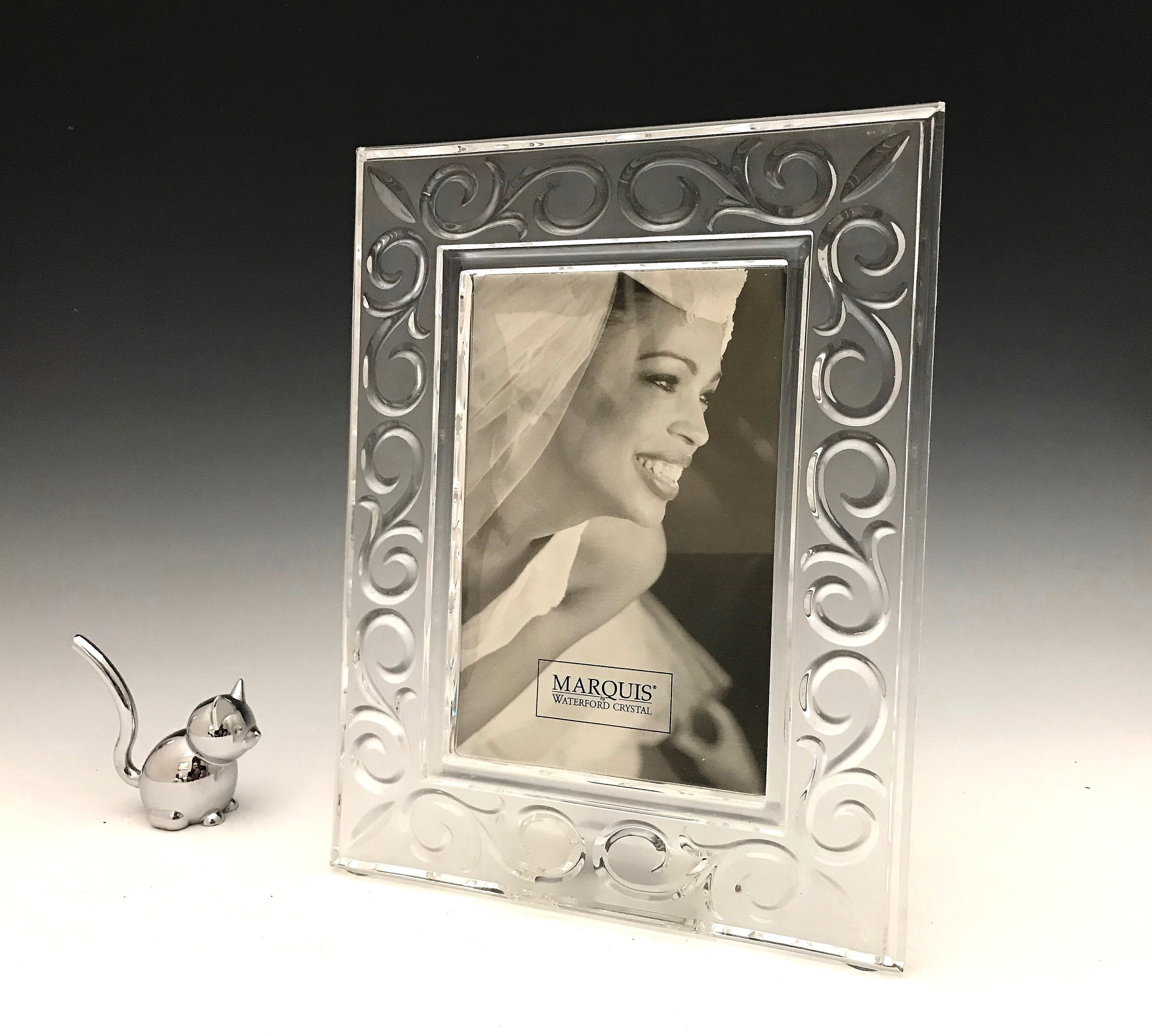 Waterford Crystal Picture Frame Arabesque 4X6 Marquis Made in Germany
