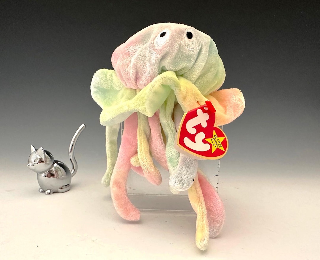 JICHOI ジチョイ　BEANIE BAG 新品未使用 Ty Beanie Baby - Goochy Jellyfish - Tags With Errors - Etsy