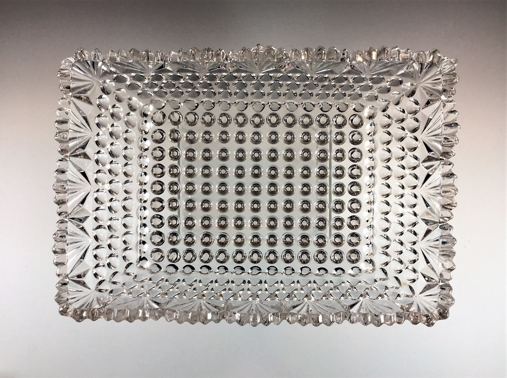 Beautiful Rectangular EAPG Serving Bowl Doyle and Company No. 150