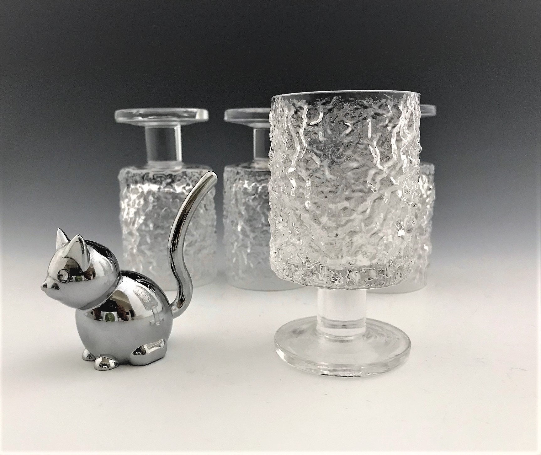 Whitefriars Glacier - Set of 4 Scandinavian Drinking Glasses - Sherry