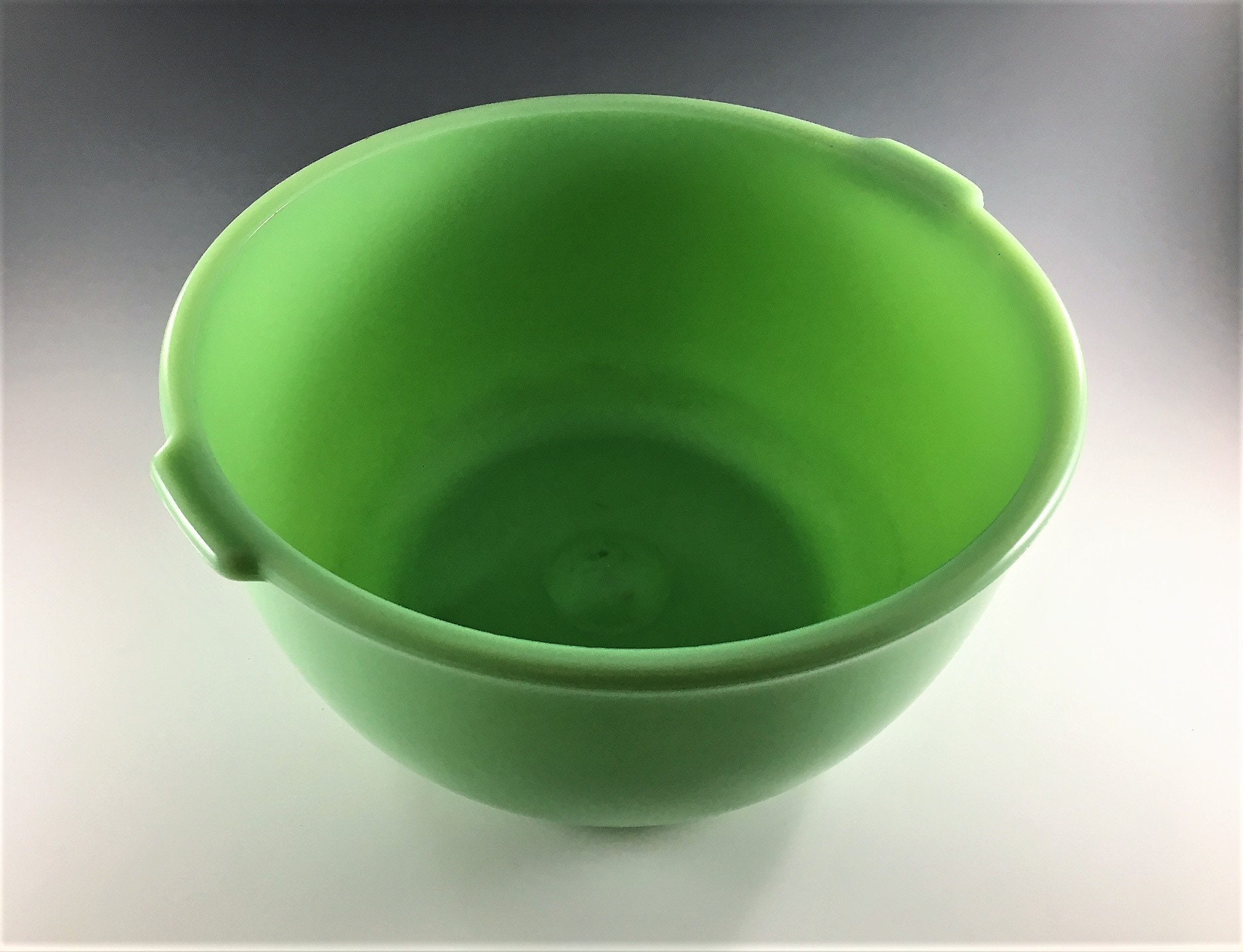 Vintage Jadeite Mixing Bowl Green Glass Mixing Bowl Retro Kitchen Mixing Bowl Shabby Chic Bowl