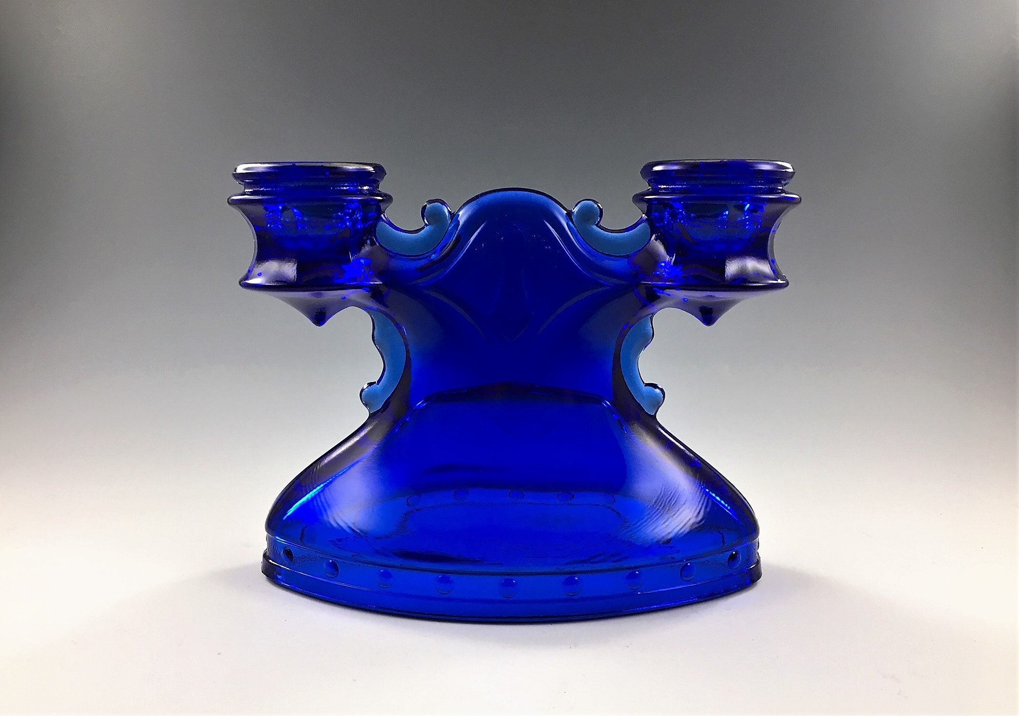 Set of 2 L.E. Smith TwoLight Candlestick Holders Mt. Pleasant