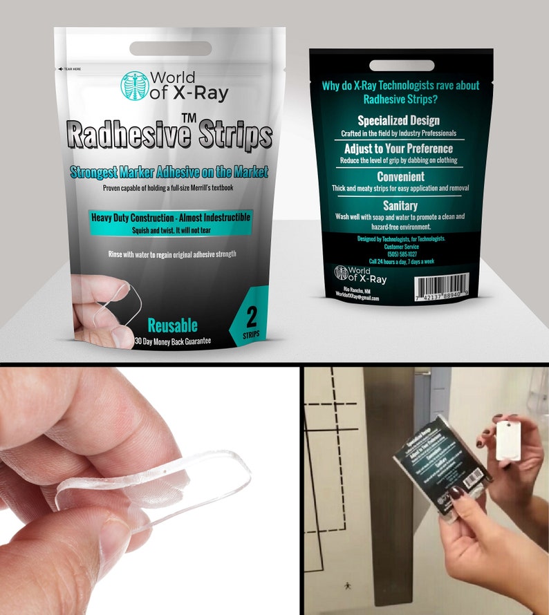 20 RADHESIVE STRIPS Best Xray Marker Washable Adhesive Etsy