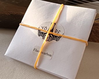 Fluorocarbon lyre string set