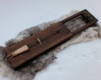 Bass Tagelharpa 3-saitige Streichleier Jouhikko