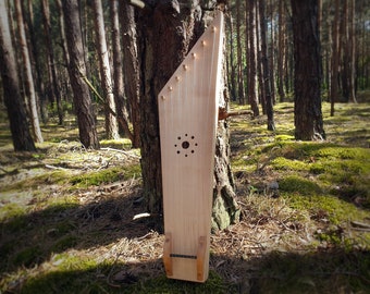 Kantele 7-saitiges Gusli, Zither, Kokle
